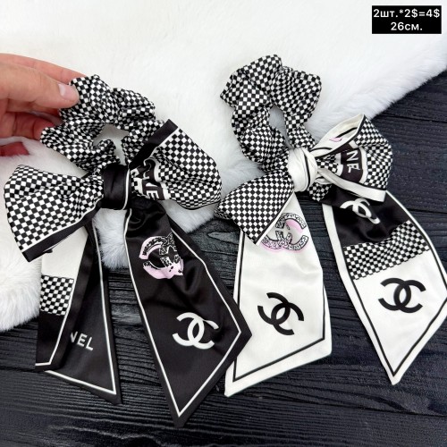 Резинки для волосся 10354 (26 см.) Ціна за 2 шт.